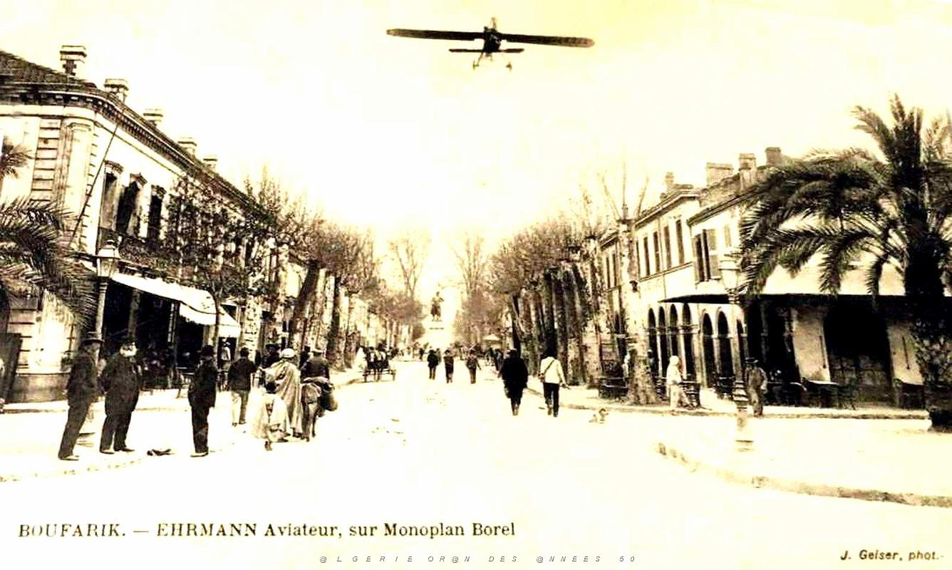 Boufarik - Ehrmann Aviateur sur Monoplan Borel.jpg